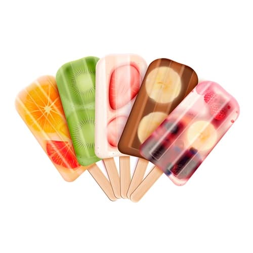 Extruded Ice Candy